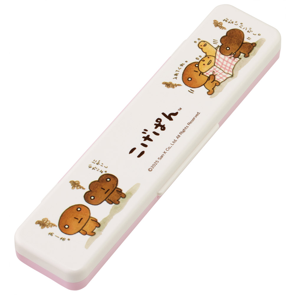 音が鳴らないコンビセット(箸・スプーン) 箸18cm こげぱん/CCS3SA_4973307712517
