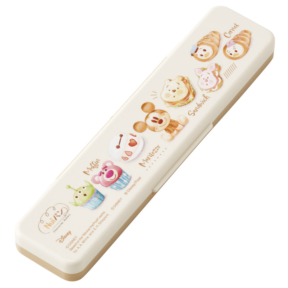 【メール便対象品】 スケーター 箸 スプーンセット お弁当 カトラリーセット 日本製 食洗機対応 大人 skater CCS3SA Nuiパン ぬいパン ぬいぱん ヌイパン ディズニー【おはしセット お箸セット 子供 箸ケース 食洗機】