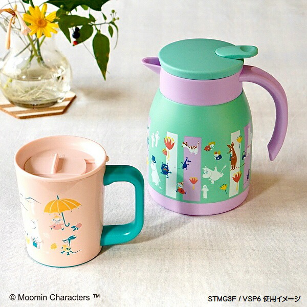 【送料無料】ステンレス卓上ポット 600ml ムーミン カラー/VSP6_4973307524820
