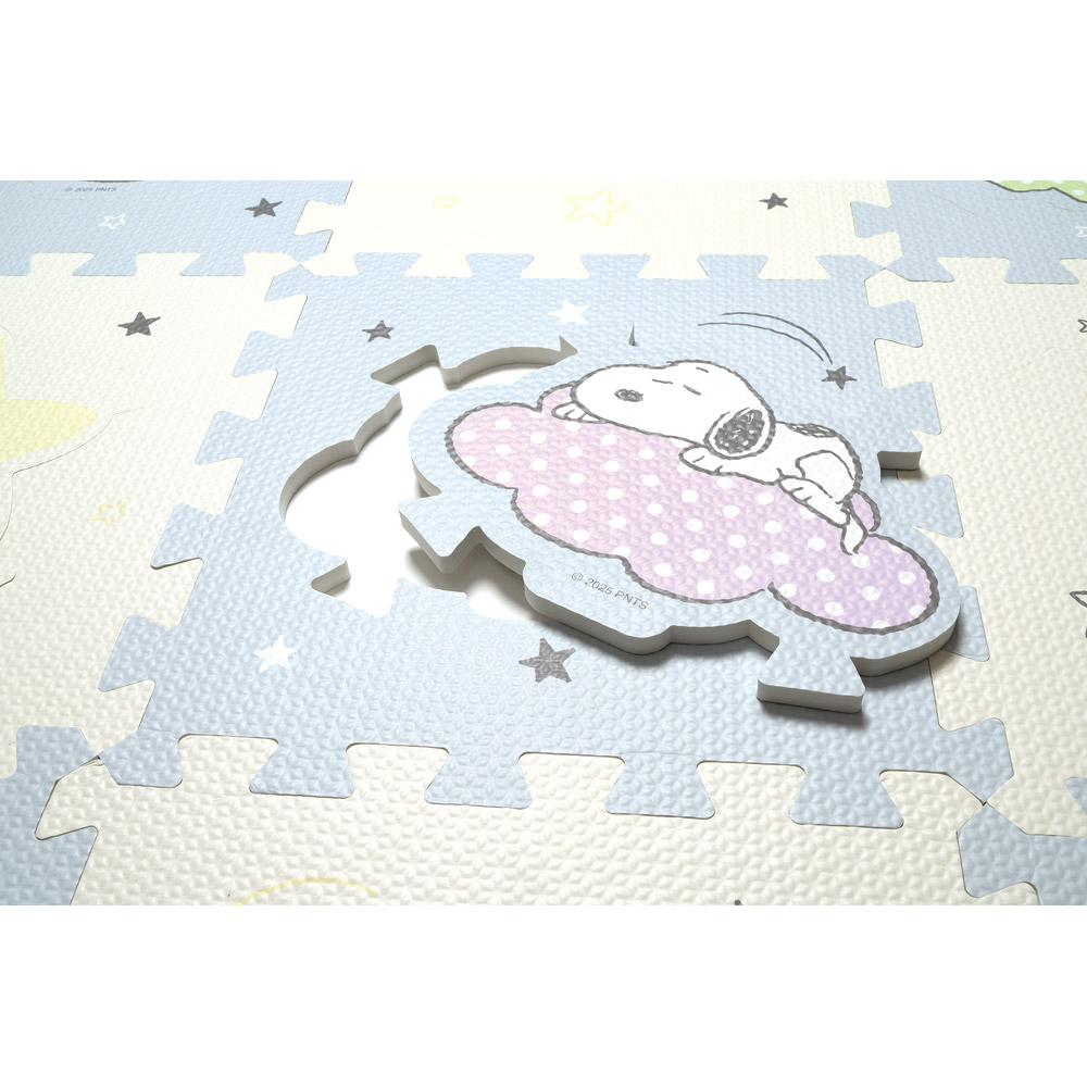 パズルマット キャラクター 床 汚れ 傷 キズ 防止 対策 子供 キッズ 可愛い スケーター skater IPZM1 スヌーピー SNOOPY ピーナッツ 女性 レディース【マット 部屋 床 保護 衝撃 軽減】