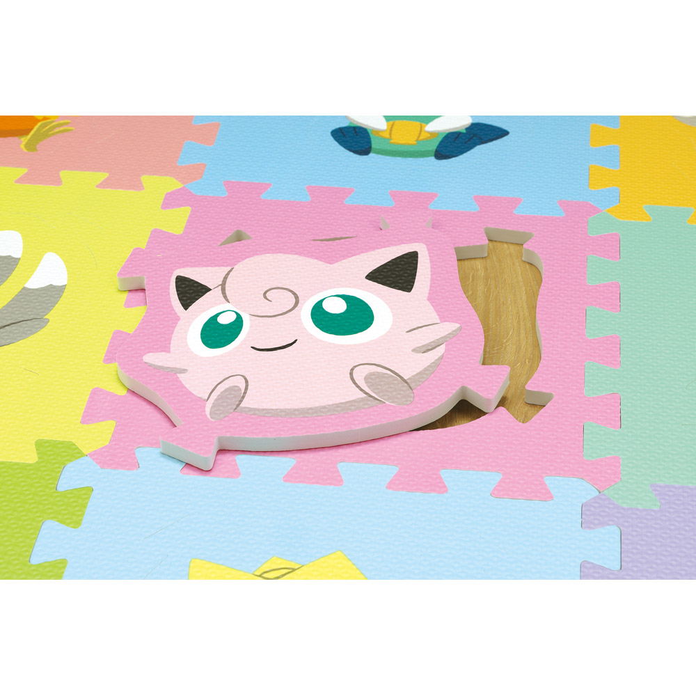 スケーターパズルマット キャラクター コーナー ジョイント パズル キッズ マット 子供 skater IPZM1 ポケットモンスター (B) ポケモン コダック ニャスパー【ジョイントマット プレイマット フロアマット かわいい】