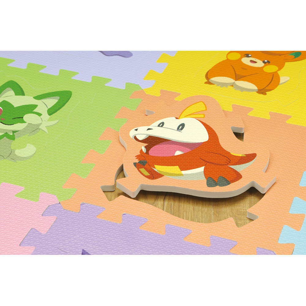 スケーターパズルマット キャラクター コーナー ジョイント パズル キッズ マット 子供 skater IPZM1 ポケットモンスター (C) ポケモン ニャオハ パモ ゲンガー【ジョイントマット プレイマット フロアマット かわいい】