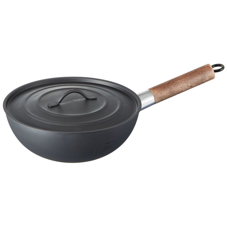 【送料無料】アウトドア中華鍋 23cm ベーシック/IRCN1_4973307570889/スケーター