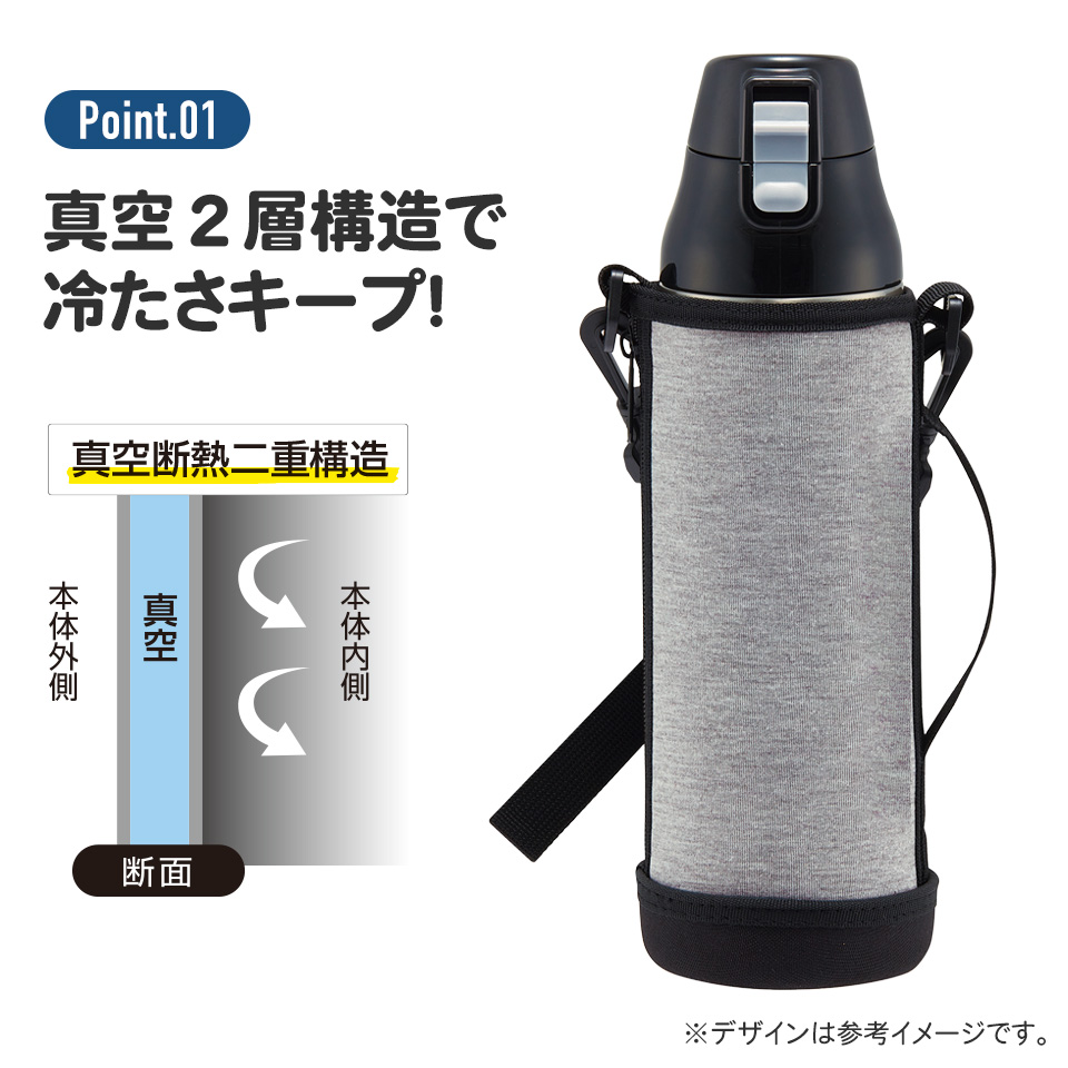 【送料無料】ダイレクトステンレスボトル 990ml となりのトトロ／KSDC10S_4973307494581