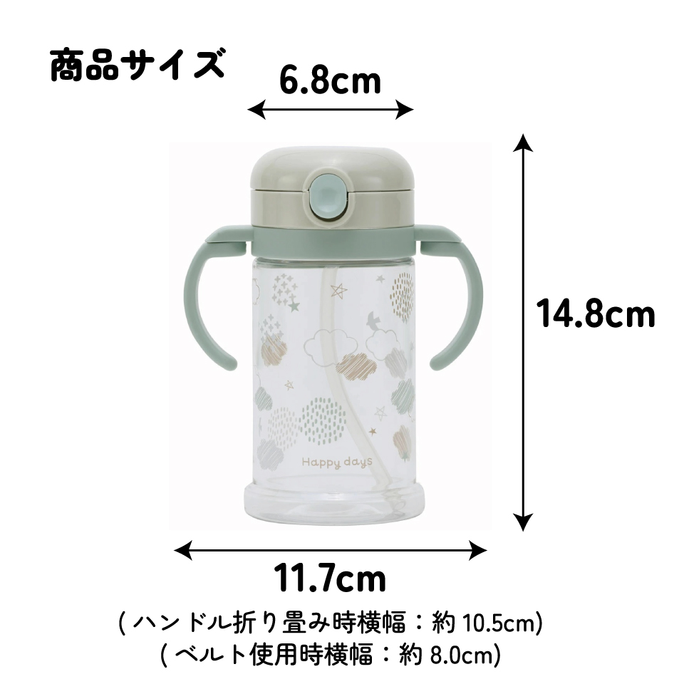 2WAYストローマグ 370ml ＨａｐｐｙＤａｙｓ／KSHW2N_4973307578144