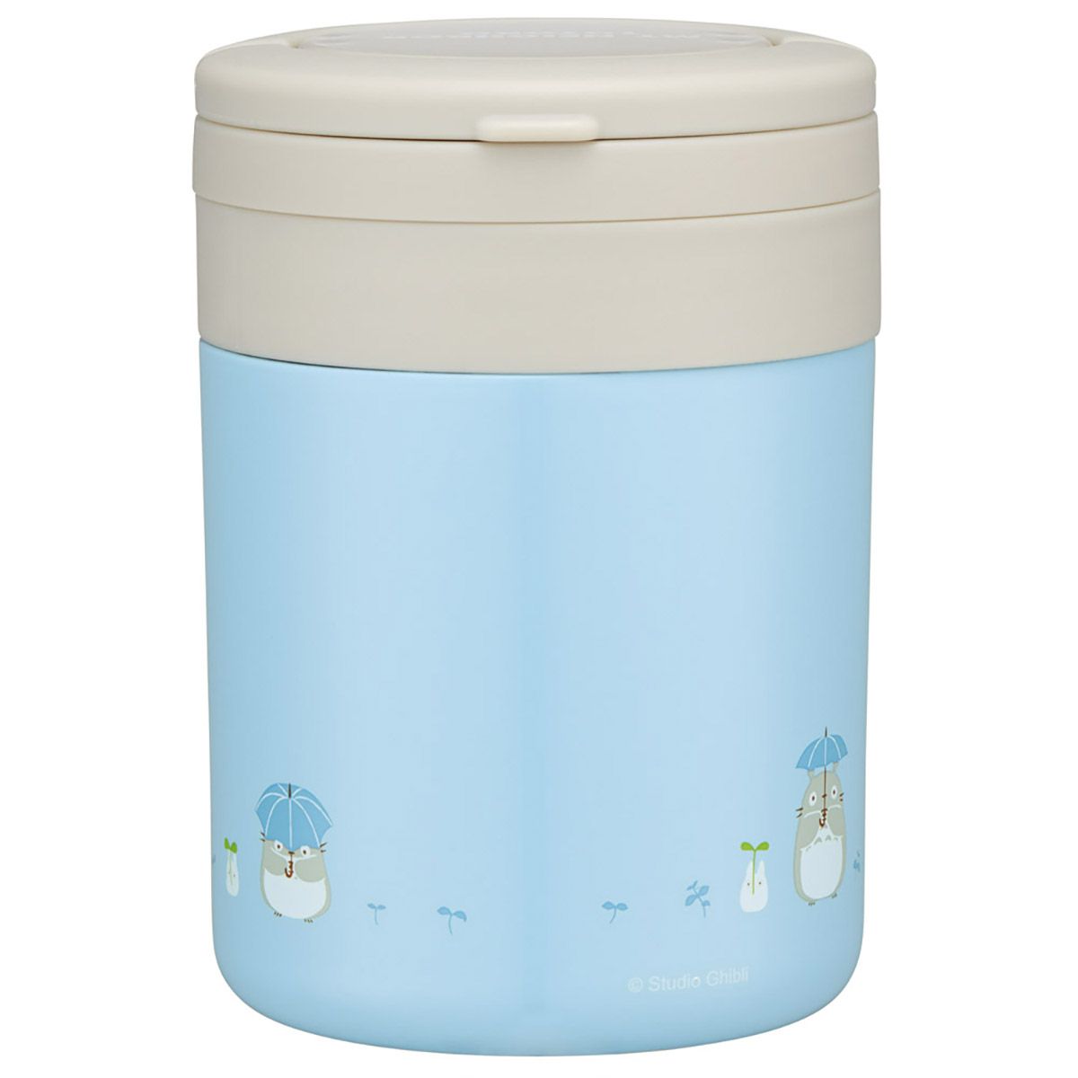 スケーター デリカポット 300ml 保温 保冷 スープジャー ハンドル付き 可愛い キャラクター skater LJFO3 となりのトトロ どんどこ totoro スタジオジブリ 女性【フードジャー スープ 持ち運び お弁当 ステンレス】