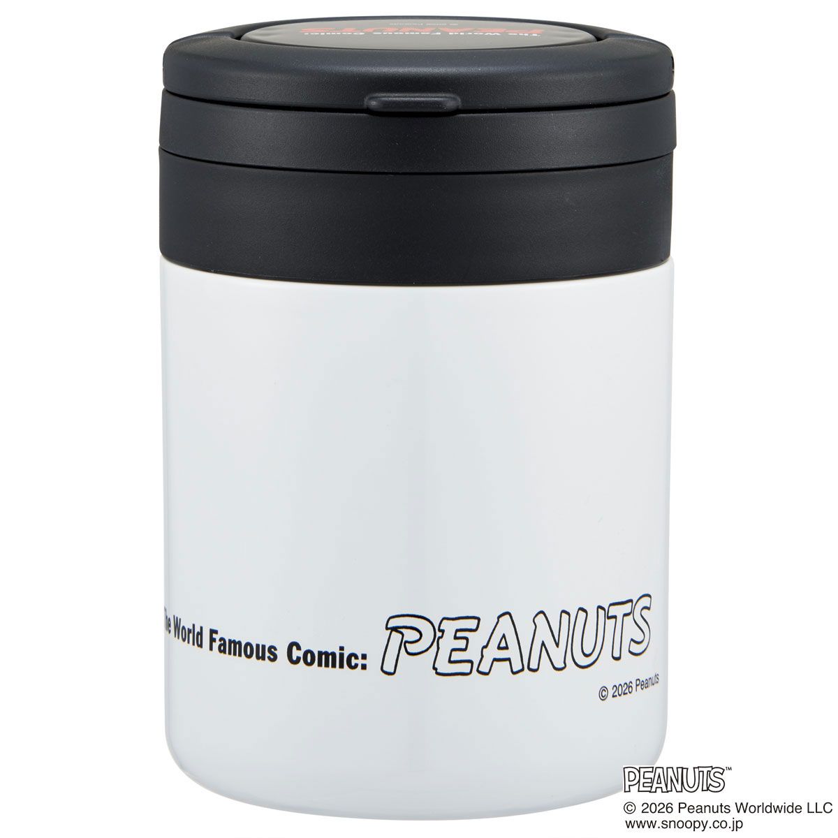 【キャンペーンA対象】スケーター デリカポット 300ml 保温 保冷 スープジャー ハンドル付き 可愛い キャラクター skater LJFO3 スヌーピー SNOOPY PEANUTS フェイスミックス【フードジャー スープ 持ち運び お弁当 ステンレス】