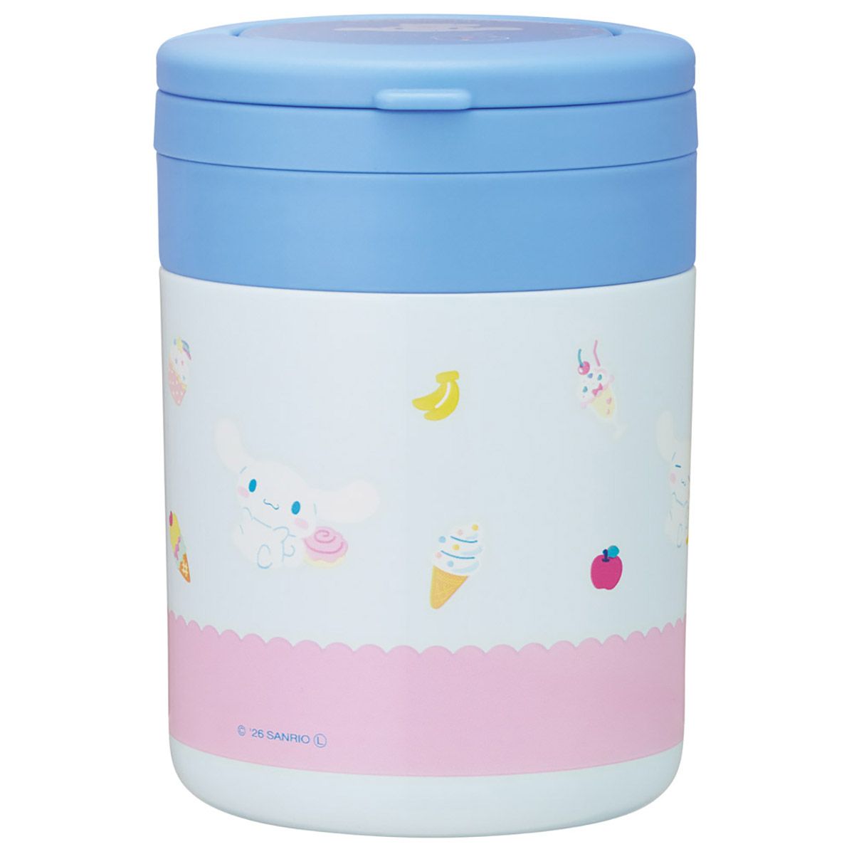 スケーター デリカポット 300ml 保温 保冷 スープジャー ハンドル付き 可愛い キャラクター skater LJFO3 シナモロール シナモン サンリオ 女の子 女子【フードジャー スープ 持ち運び お弁当 ステンレス】