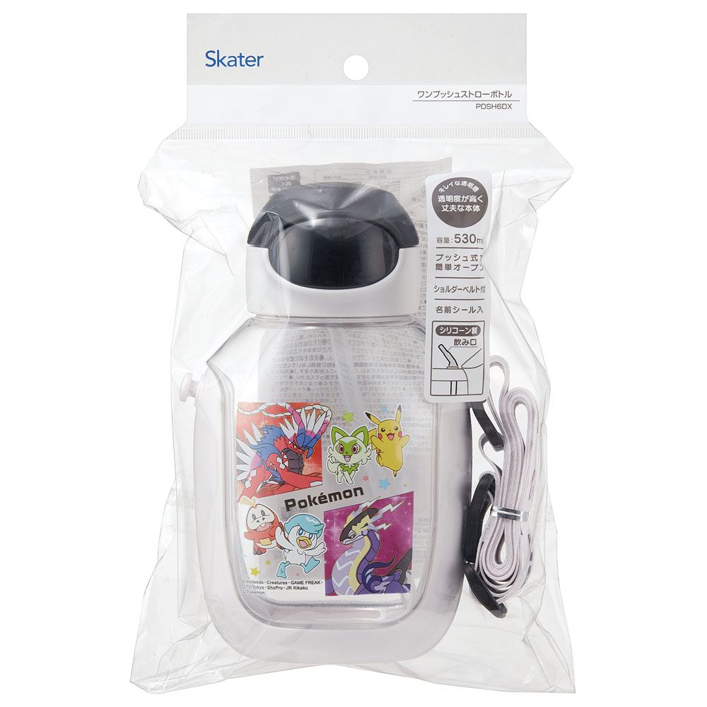 【送料無料】ワンプッシュストローボトル 530ml ポケモン23N/PDSH6DX_4973307638039