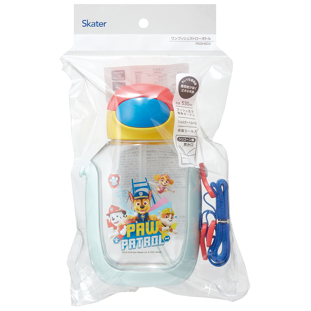 【送料無料】ワンプッシュストローボトル 530ml パウ・パトロール23/PDSH6DX_4973307638992