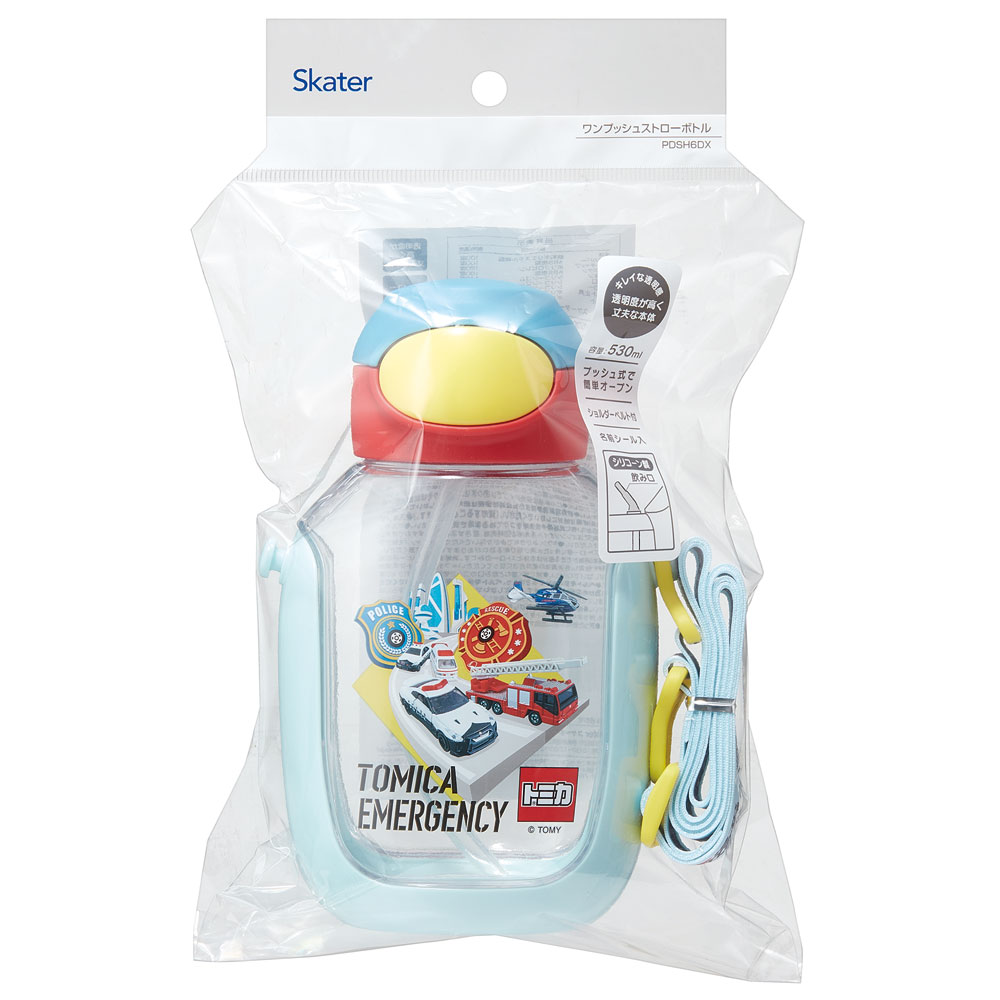 【送料無料】ワンプッシュストローボトル 530ml トミカ/PDSH6DX_4973307644085