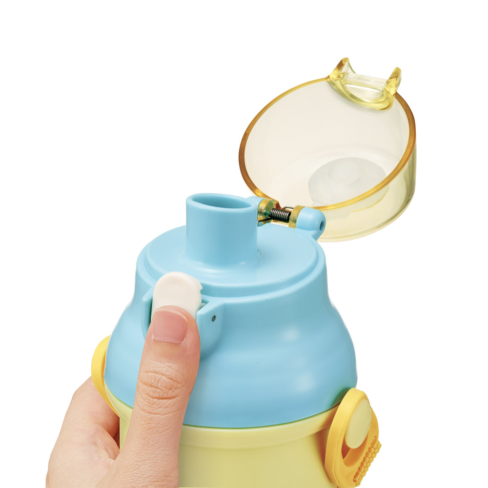 子供用 直飲み プラスチック 水筒 480ml おさるのジョージ アルファ/PSB5SAN_4973307718823