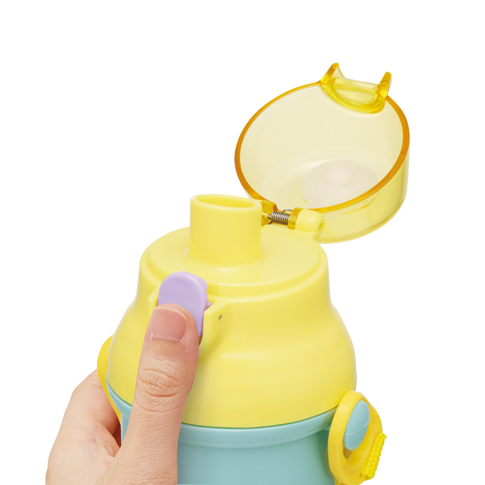 子供用 直飲み プラスチック 水筒 480ml しまじろう POPデザイン/PSB5SAN_4973307719844