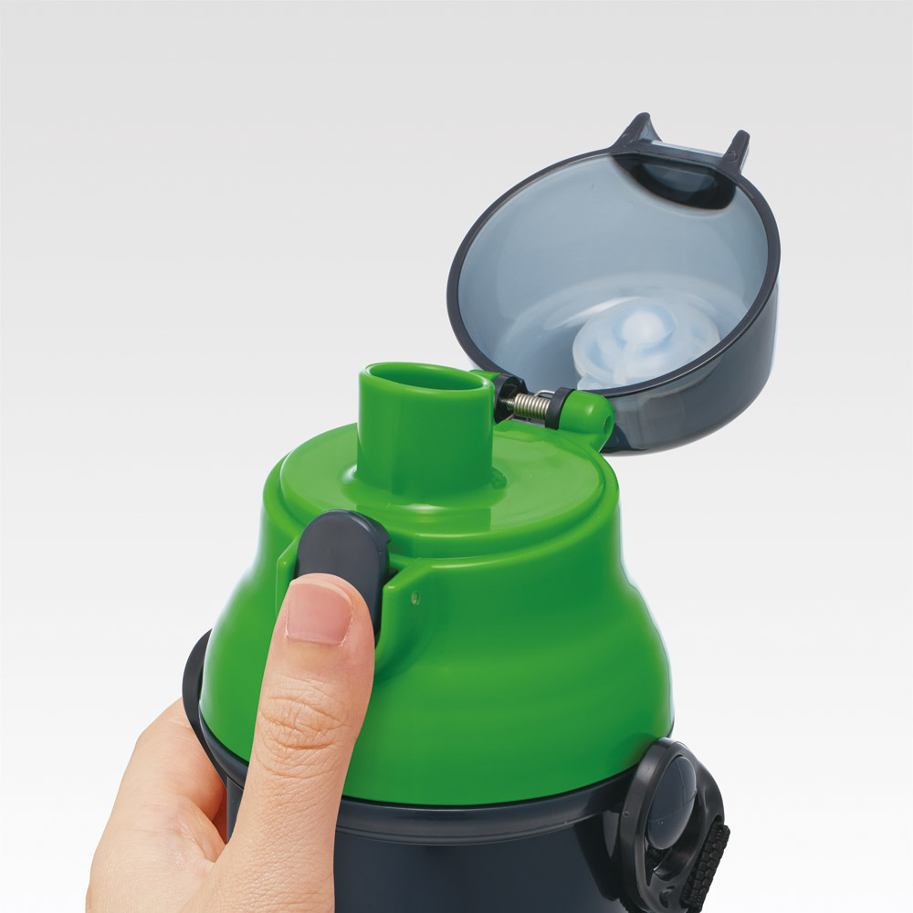 スケーター 水筒 直飲み 大容量 480ml ワンタッチ プラスチック 食洗機対応 キッズ 幼児 skater PSB5SAN マインクラフト 26年 マイクラ Minecraft 男子 女子【ショルダー ベルト 子供 こども 子ども 子供用 小学生 小学校】