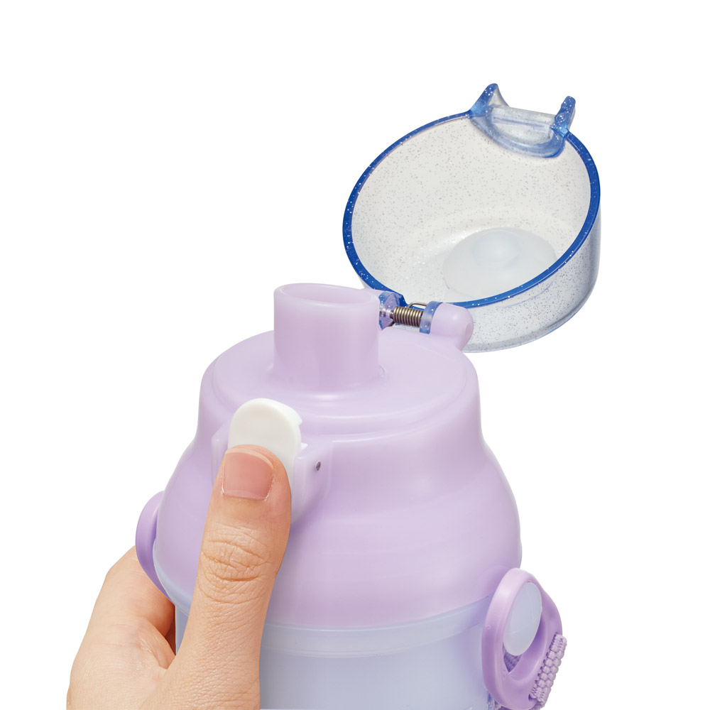 スケーター 水筒 キッズ ワンタッチ プラスチック 直飲み ボトル 子供 かわいい 480ml skater PSB5SAN アナと雪の女王 26年 アナ雪 ディズニー 女の子 女子【キャラクター ワンプッシュ ダイレクト 軽量 軽い 子ども】