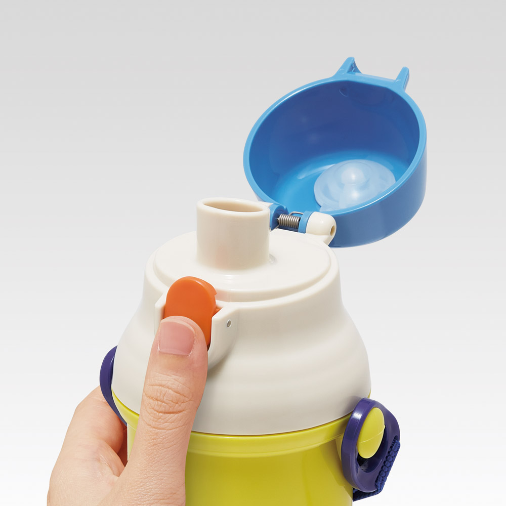 スケーター 水筒 直飲み 大容量 480ml ワンタッチ プラスチック 食洗機対応 キッズ 幼児 skater PSB5SAN ディノサウルス 2026 恐竜 ダイナソー 男の子 男子【ショルダー ベルト 子供 こども 子ども 子供用 小学生 小学校】
