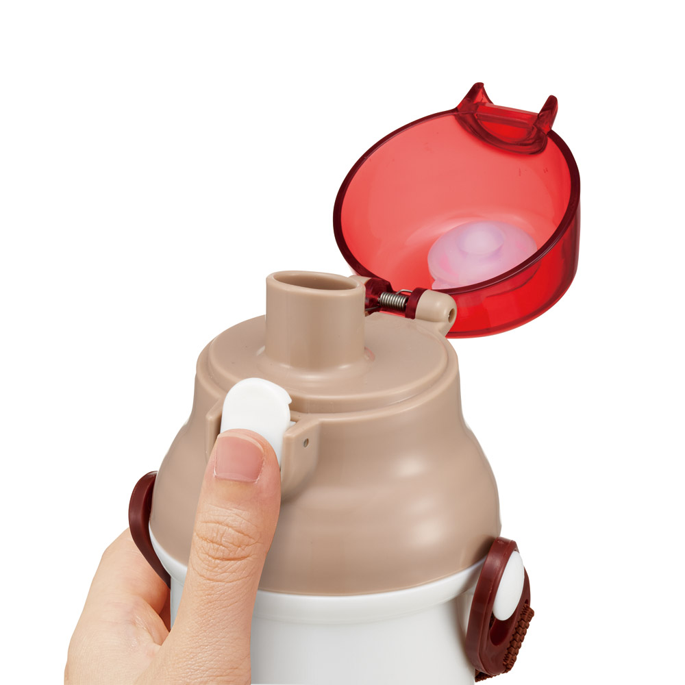 スケーター 水筒 直飲み 大容量 480ml ワンタッチ プラスチック 食洗機対応 キッズ 幼児 skater PSB5SAN バーガーコンクス BURGER CONX 男の子 女の子【ショルダー ベルト 子供 こども 子ども 子供用 小学生 小学校】