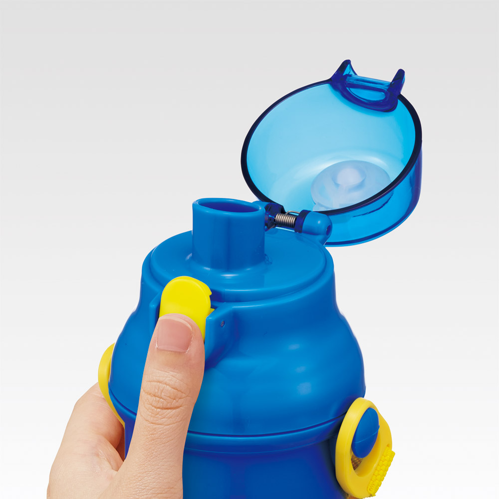 スケーター 水筒 直飲み 大容量 480ml ワンタッチ プラスチック 食洗機対応 キッズ 幼児 skater PSB5SAN パペットスンスン PUPPET SUNSUN グッズ【ショルダー ベルト 子供 こども 子ども 子供用 小学生 小学校】