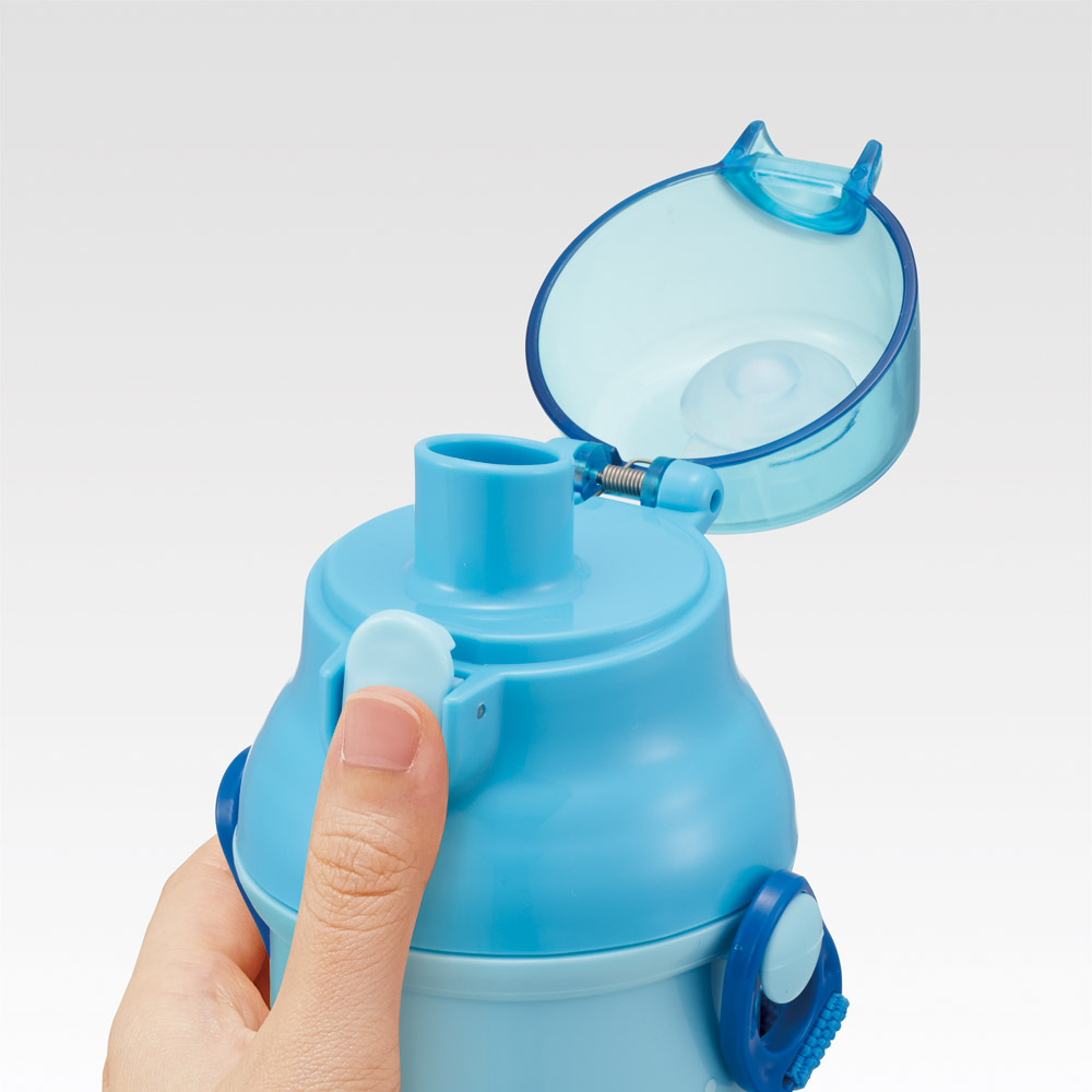 スケーター 水筒 直飲み 大容量 480ml ワンタッチ プラスチック 食洗機対応 キッズ 幼児 skater PSB5SAN ドラえもん どらえもん 男の子 女の子 男子 女子【ショルダー ベルト 子供 こども 子ども 子供用 小学生 小学校】