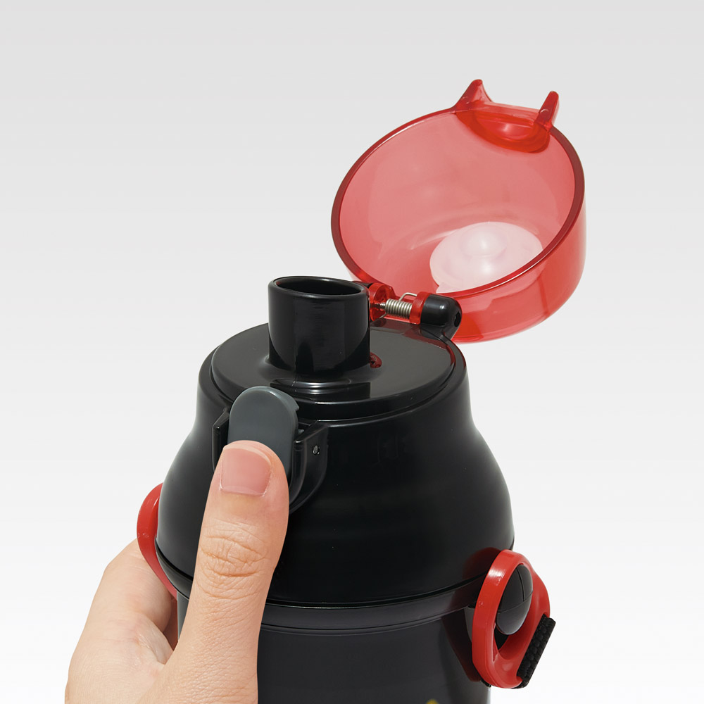 スケーター 水筒 直飲み 大容量 480ml ワンタッチ プラスチック 食洗機対応 キッズ 幼児 skater PSB5SAN ポケットモンスター 26年 ポケモン ピカチュウ 男の子【ショルダー ベルト 子供 こども 子ども 子供用 小学生 小学校】