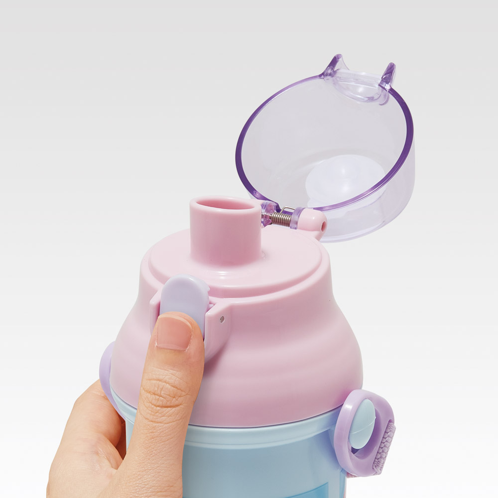 スケーター 水筒 直飲み 大容量 480ml ワンタッチ プラスチック 食洗機対応 キッズ 幼児 skater PSB5SAN ポケットモンスター ポケモン ピカチュウ ファンシー【ショルダー ベルト 子供 こども 子ども 子供用 小学生 小学校】