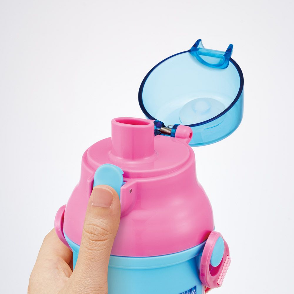 スケーター 水筒 直飲み 大容量 480ml ワンタッチ プラスチック 食洗機対応 キッズ 幼児 skater PSB5SAN おねがいアイプリ アイプリ グッズ【ショルダー ベルト 子供 こども 子ども 子供用 小学生 小学校】