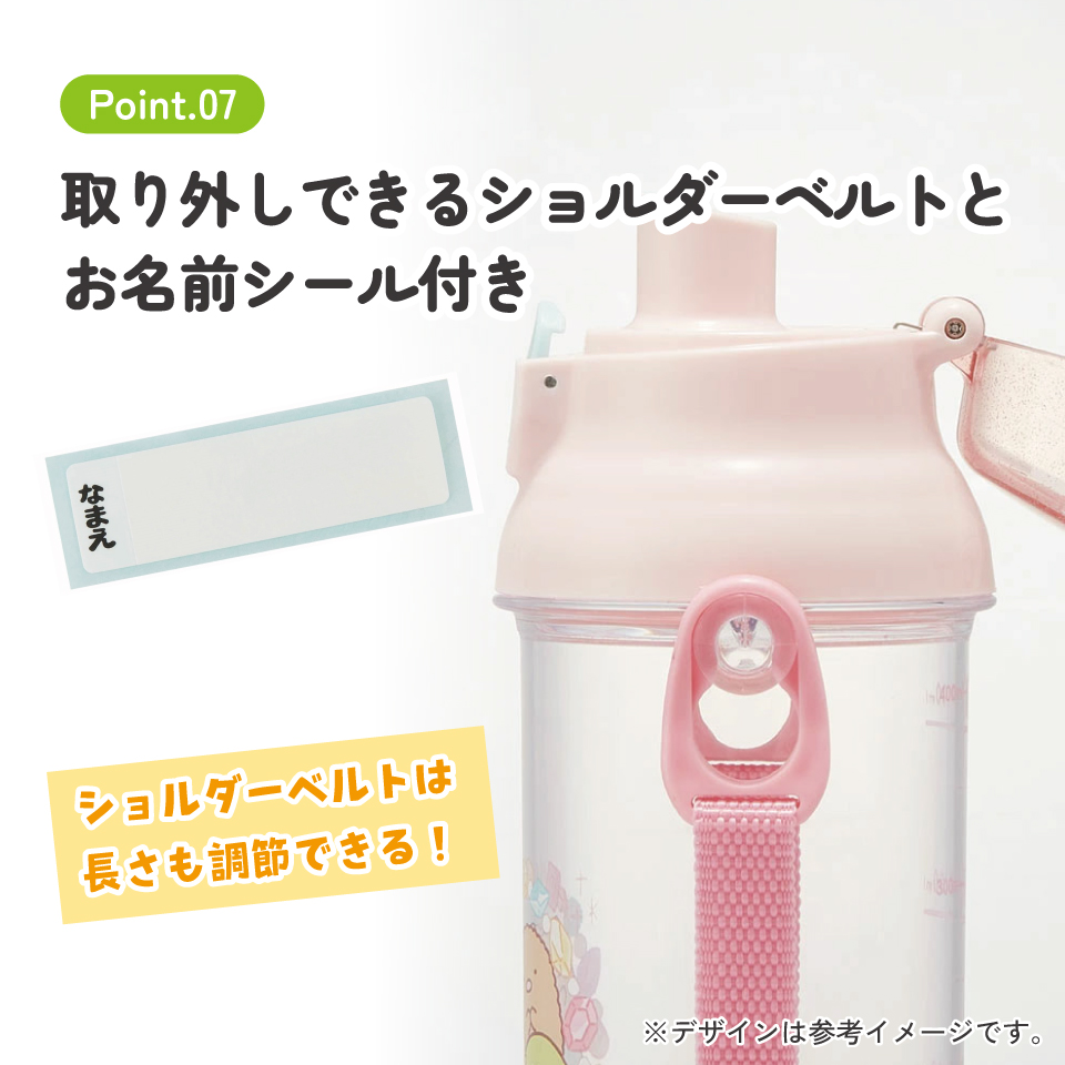 健康クリアマーカーボトル 480ml すみっコぐらし もぐらのおうち/PSB5TRC_4973307653193/スケーター