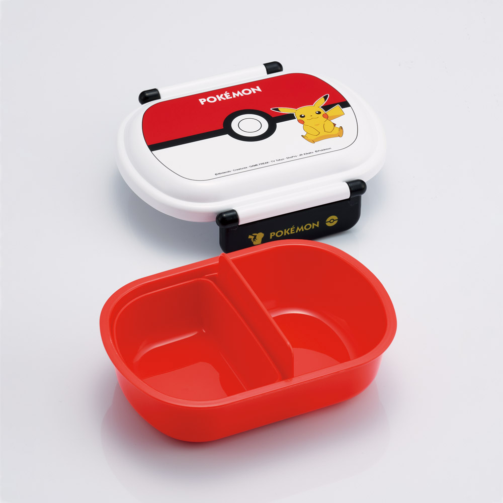 スケーター お弁当箱 一段 レンジ対応 食洗機対応 ランチボックス 360ml 一段弁当箱 丸型 skater QAF2BA ポケットモンスター ポケモン モンスターボール 25年