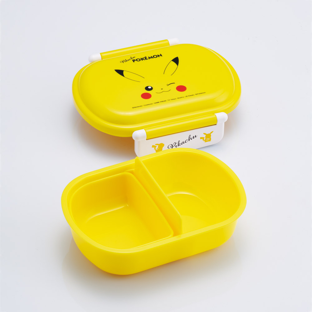 スケーター お弁当箱 一段 レンジ対応 食洗機対応 ランチボックス 360ml 一段弁当箱 丸型 skater QAF2BA ポケットモンスター ポケモン ピカチュウ フェイス 25年
