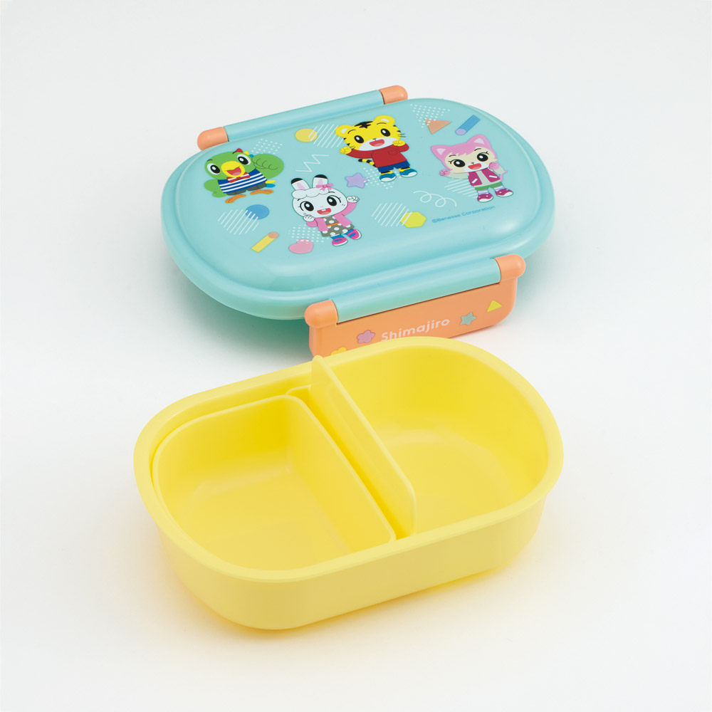 スケーター お弁当箱 一段 レンジ対応 食洗機対応 ランチボックス 360ml 一段弁当箱 丸型 skater QAF2BA しましま とらの しまじろう POP 男の子 女の子