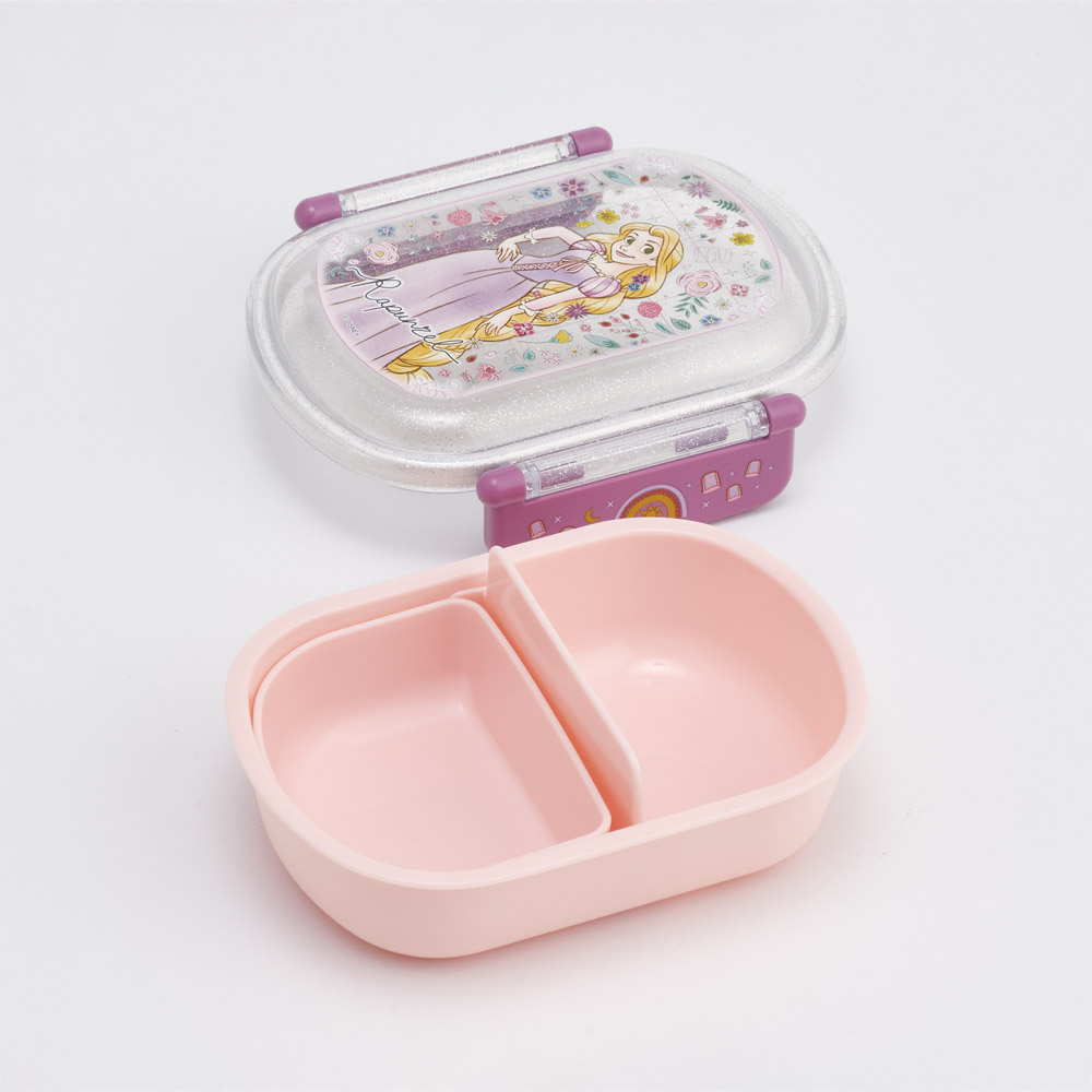 スケーター お弁当箱 子供 360ml 日本製 食洗機対応おかずがつぶれにくいドーム型ふた skater QAF2BA 塔の上の ラプンツェル 26年 ディズニー 女子【キャラクター 1段 ランチボックス 丸型 かわいい おしゃれ 幼稚園 キッズ】