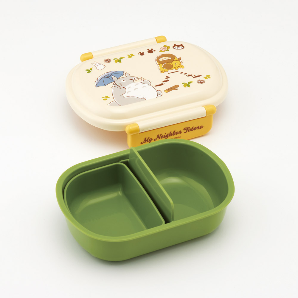 スケーター お弁当箱 子供 360ml 日本製 食洗機対応おかずがつぶれにくいドーム型ふた skater QAF2BA ネコバス となりのトトロ totoro スタジオジブリ 女性【キャラクター 1段 ランチボックス 丸型 可愛い 幼稚園 キッズ】