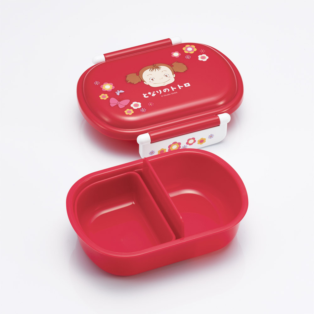 スケーター お弁当箱 子供 360ml 日本製 食洗機対応おかずがつぶれにくいドーム型ふた skater QAF2BA となりのトトロ メイのお弁当 totoro スタジオジブリ【キャラクター 1段 ランチボックス 丸型 可愛い 幼稚園 キッズ】