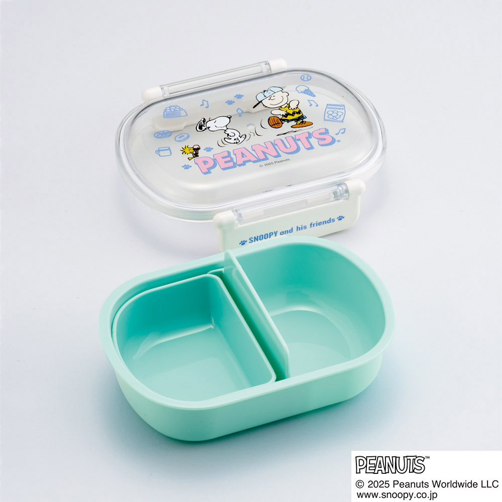 スケーター お弁当箱 子供 360ml 日本製 食洗機対応おかずがつぶれにくいドーム型ふた skater QAF2BA スヌーピー SNOOPY ピーナッツ 女性 レディース【キャラクター 1段 ランチボックス 丸型 可愛い 幼稚園 キッズ】