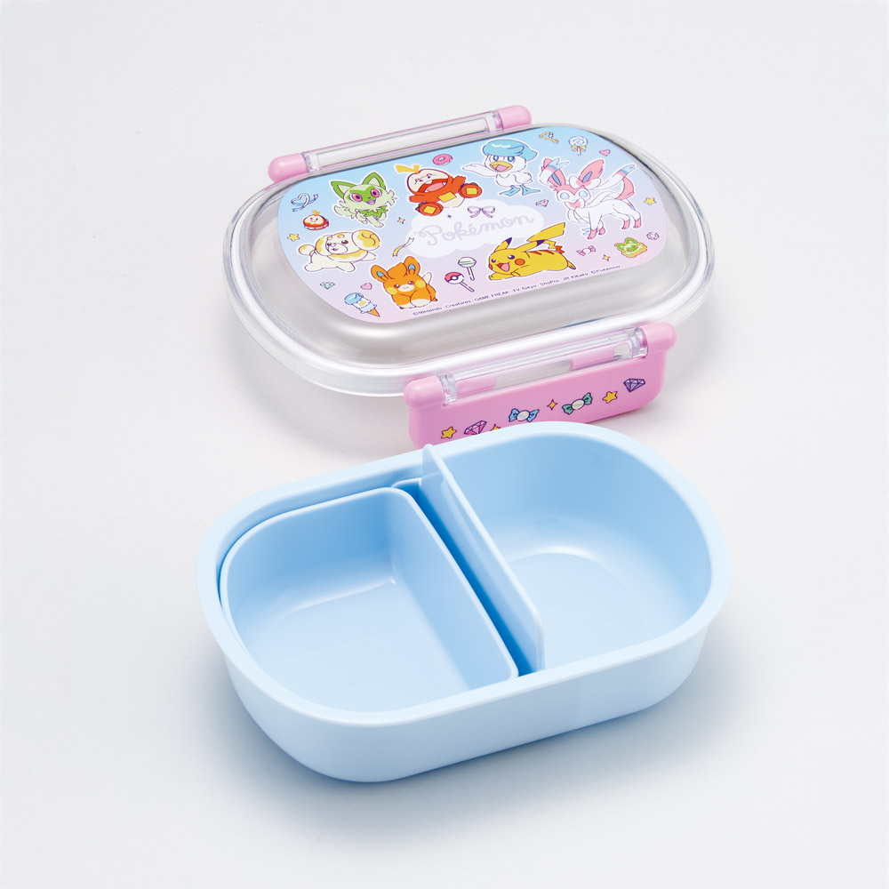 スケーター お弁当箱 子供 360ml 日本製 食洗機対応おかずがつぶれにくいドーム型ふた skater QAF2BA ポケットモンスター ポケモン ピカチュウ ファンシー【キャラクター 1段 ランチボックス 丸型 可愛い 幼稚園 キッズ】