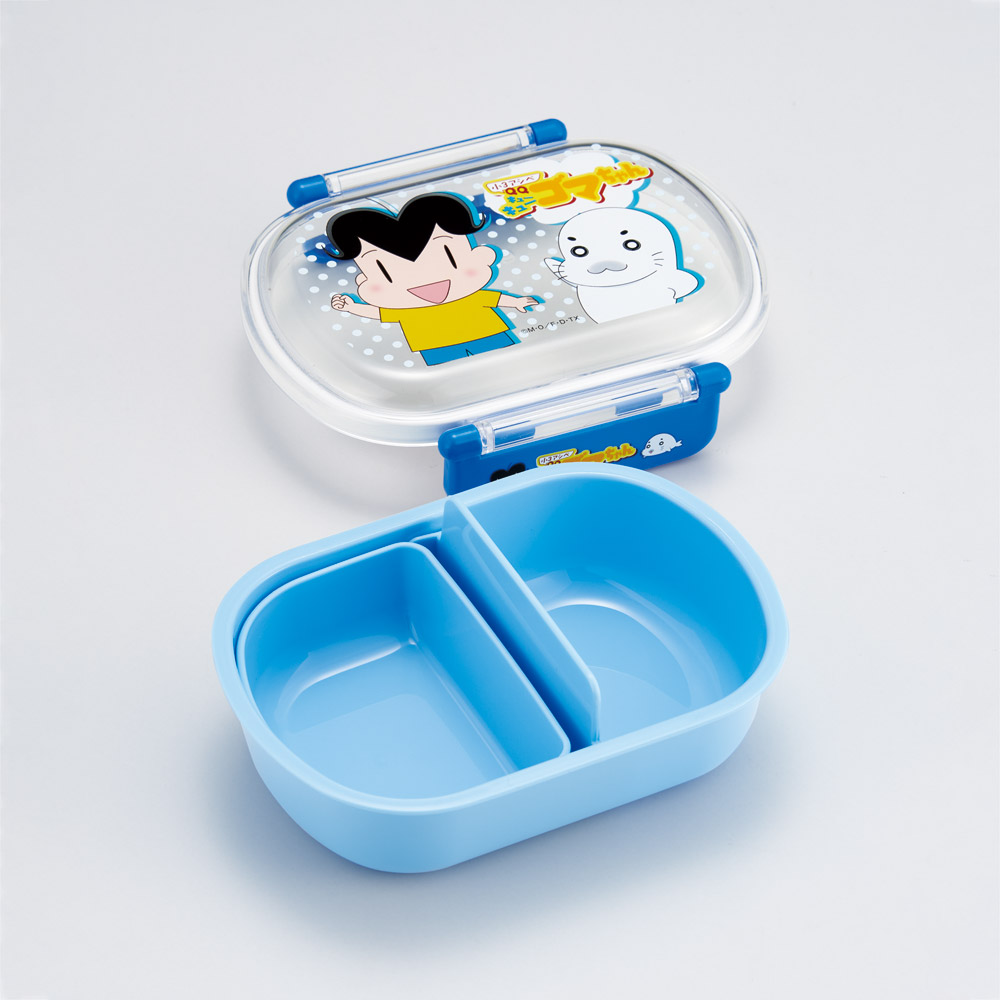 スケーター お弁当箱 子供 360ml 日本製 食洗機対応おかずがつぶれにくいドーム型ふた skater QAF2BA 小3アシベ QQゴマちゃん アシベ ゴマちゃん【キャラクター 1段 ランチボックス 丸型 可愛い 幼稚園 キッズ】
