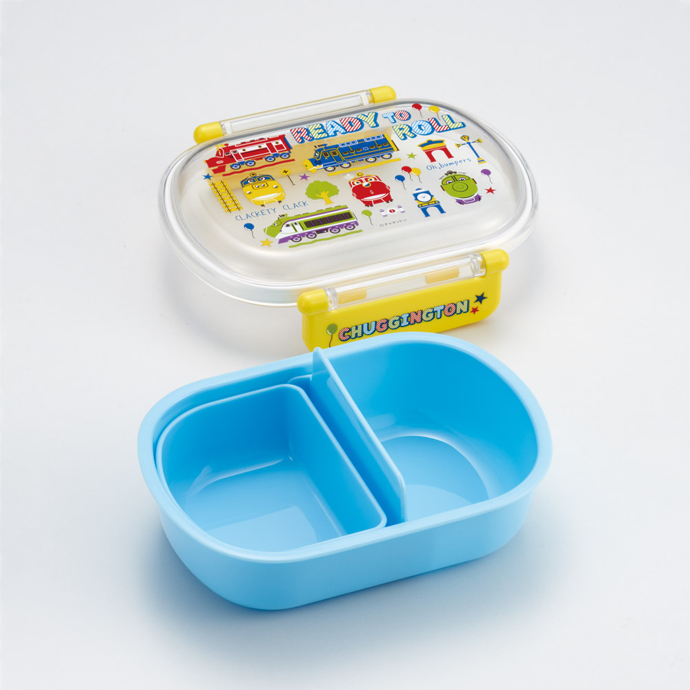 抗菌おかずがつぶれにくい ふわっとフタお弁当箱 1段/360ml チャギントンＰＯＰ／QAF2BAAG_4973307713323