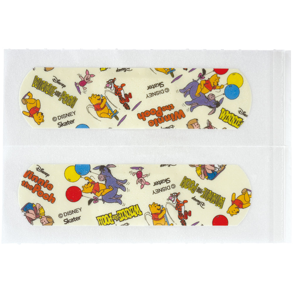【メール便対象品】 スケーター 絆創膏 キャラクター 可愛い 20枚入 M サイズ ばんそうこう 子供 子ども 園児 skater QQB1C くまのプーさん プーさん Pooh 女性 レディース【幼児 キッズ バンソウコウ 可愛い けが 怪我 ケガ キズ 傷 きず 救急】