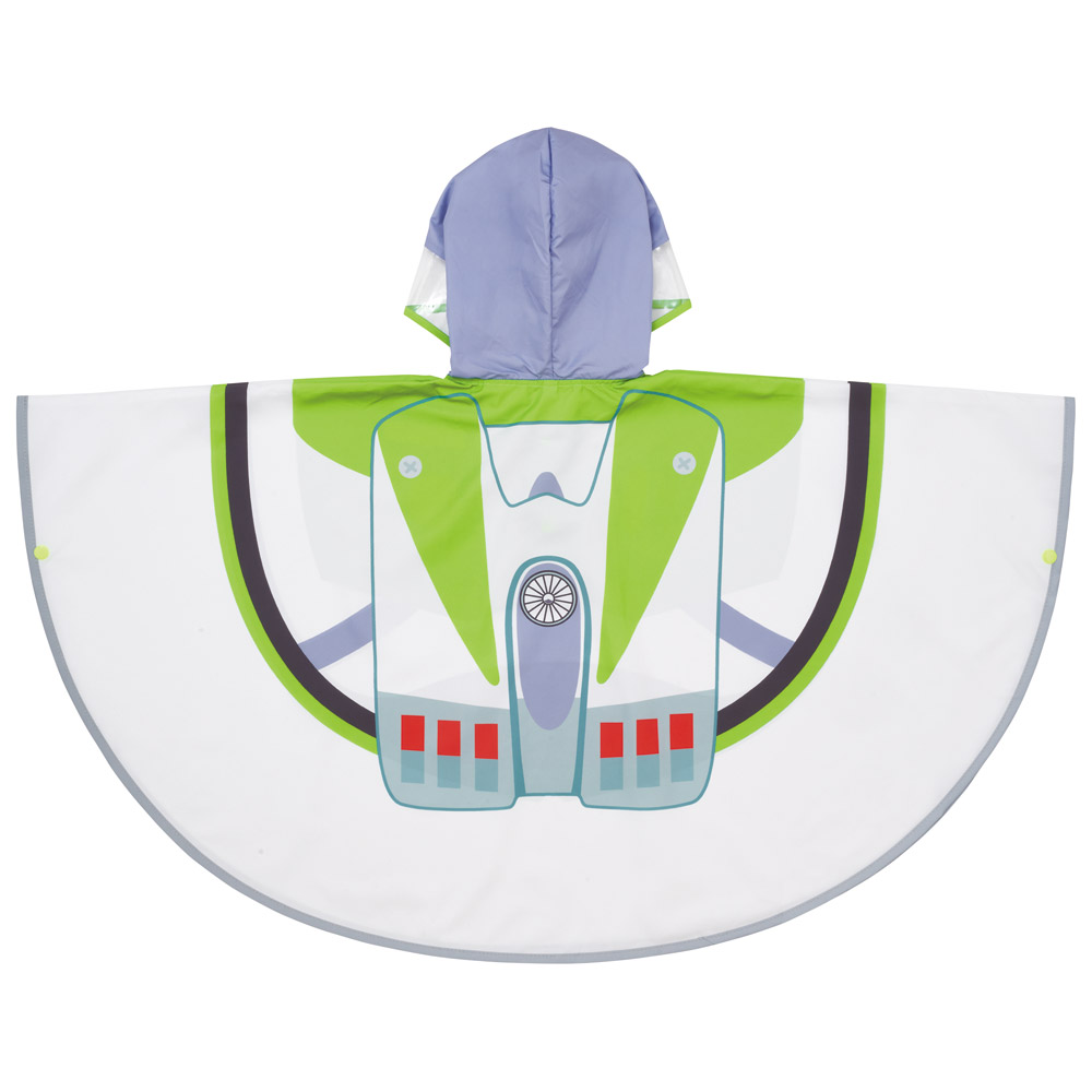 【メール便対象品】 キッズ レインポンチョ なりきり 子供 合羽 雨具 フード付き キャラクター skater スケーター RAPO2N バズ トイストーリー トイ・ストーリー 男の子 女の子【レインコート レインウェア 幼稚園 可愛い 通学 通園】