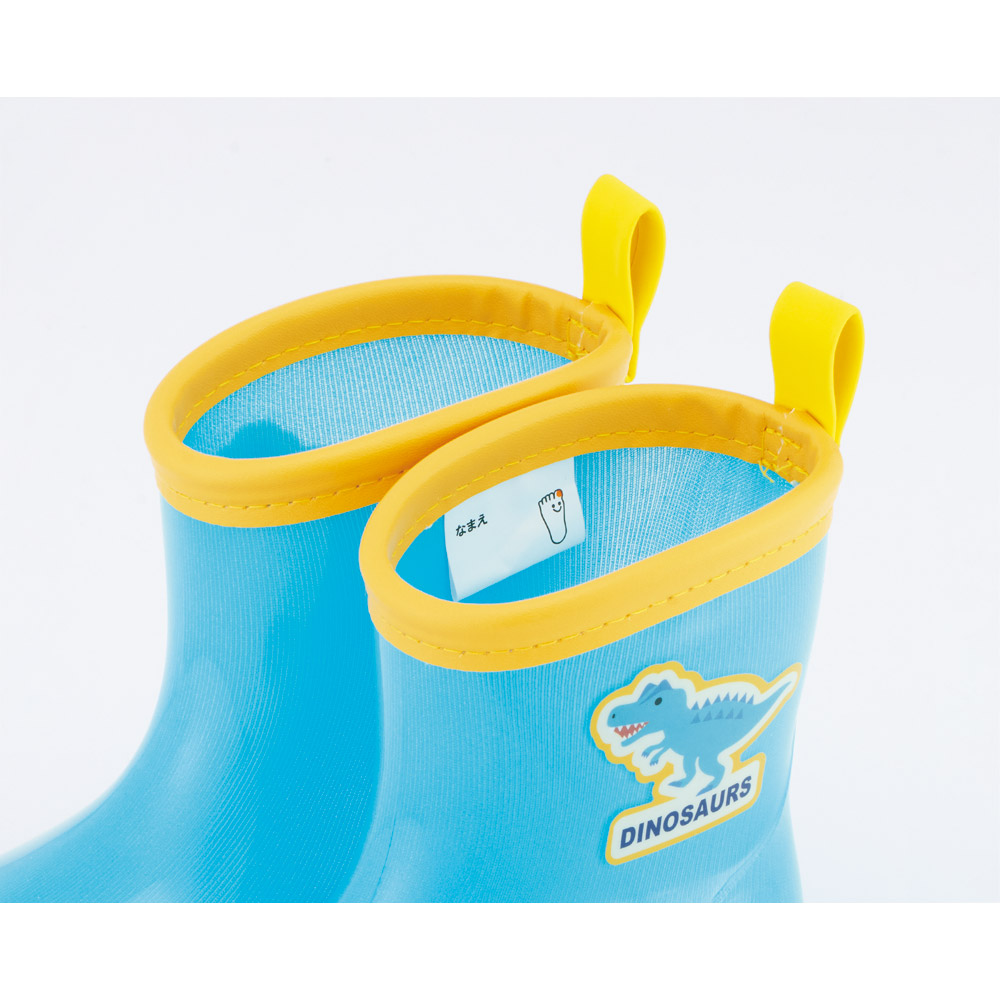 スケーター 長靴 キッズ 子供 15cm かわいい キャラクター ローカット レインブーツ 2歳 3歳 skater ribt15 アロサウルス ディノサウルス 恐竜 ダイナソー【反射テープ付き ながぐつ 雨具 雨の日 お出かけ グッズ プレゼント】