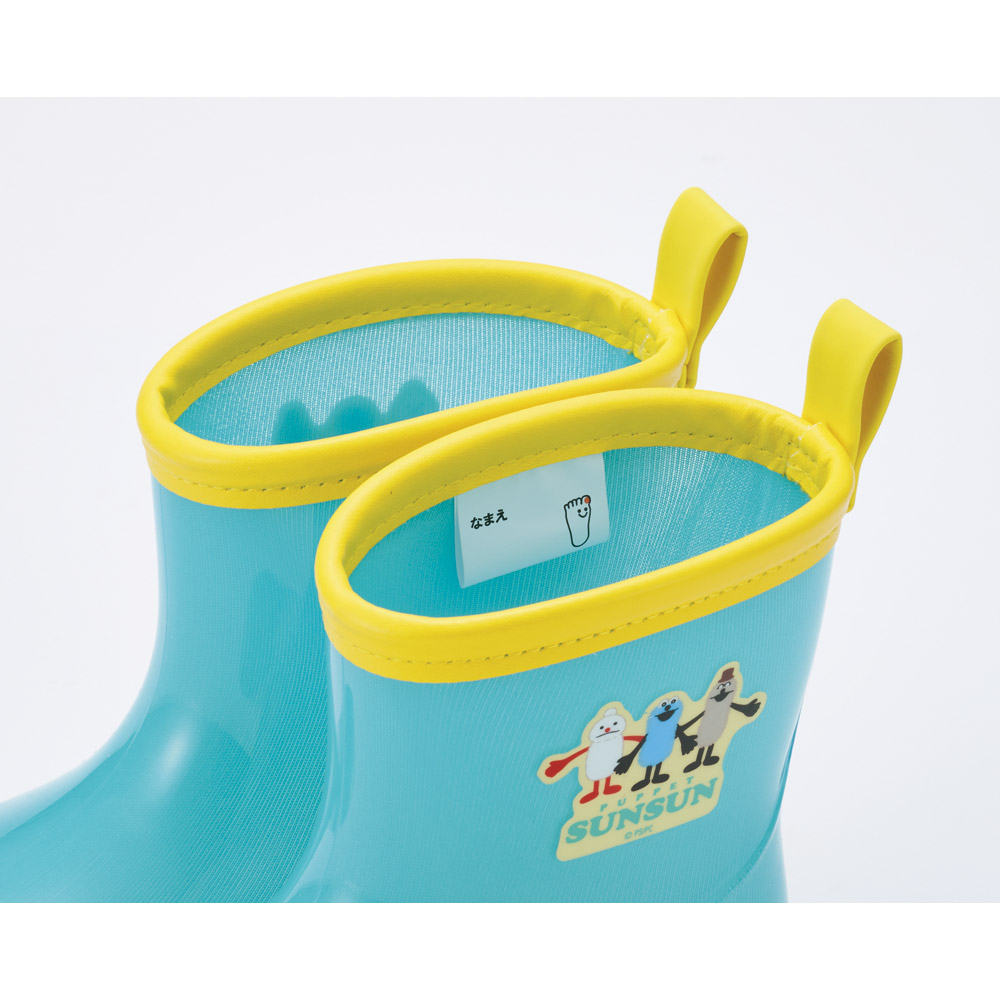 スケーター 長靴 キッズ 子供 16cm ローカット かわいい キャラクター レインブーツ 3歳 4歳 skater RIBT16 パペットスンスン PUPPET SUNSUN グッズ【反射テープ付き ながぐつ 雨具 雨の日 お出かけ グッズ プレゼント】
