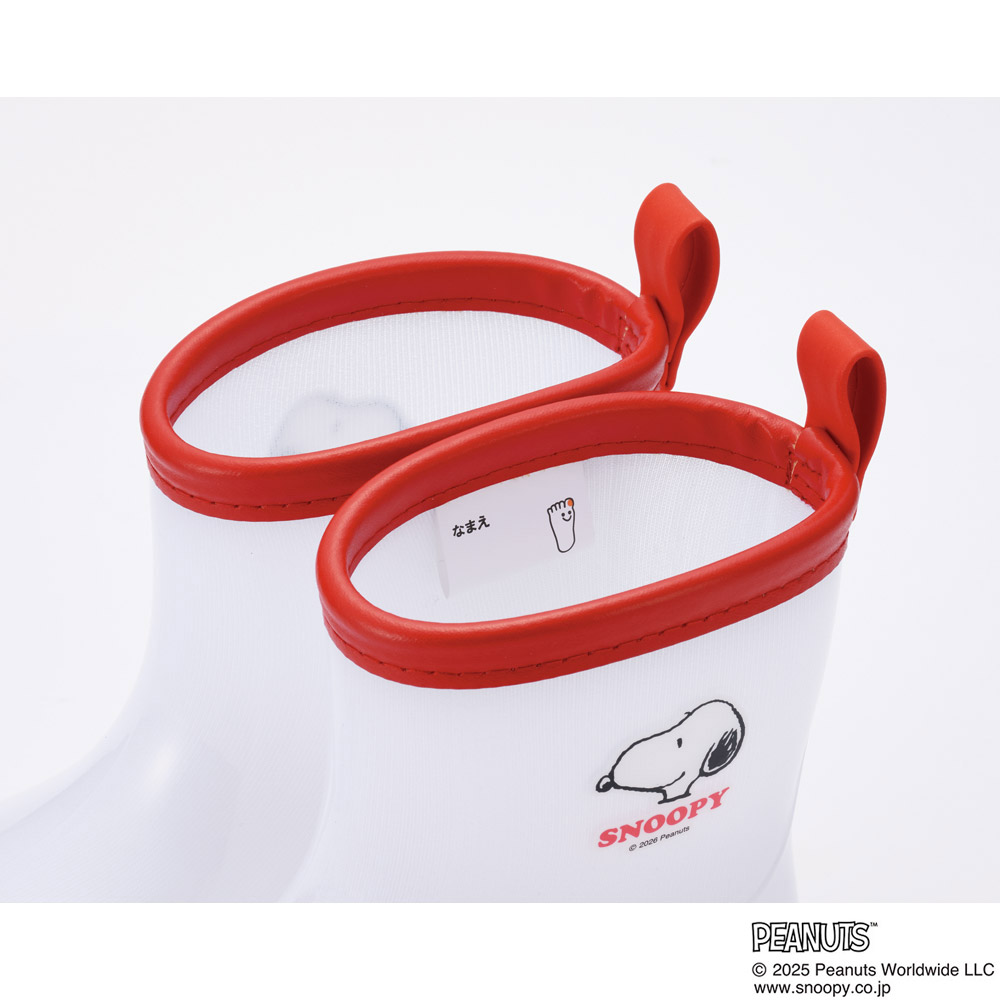 スケーター 長靴 キッズ 子供 16cm ローカット かわいい キャラクター レインブーツ 3歳 4歳 skater RIBT16 スヌーピー SNOOPY ピーナッツ PEANUTS【反射テープ付き ながぐつ 雨具 雨の日 お出かけ グッズ プレゼント】