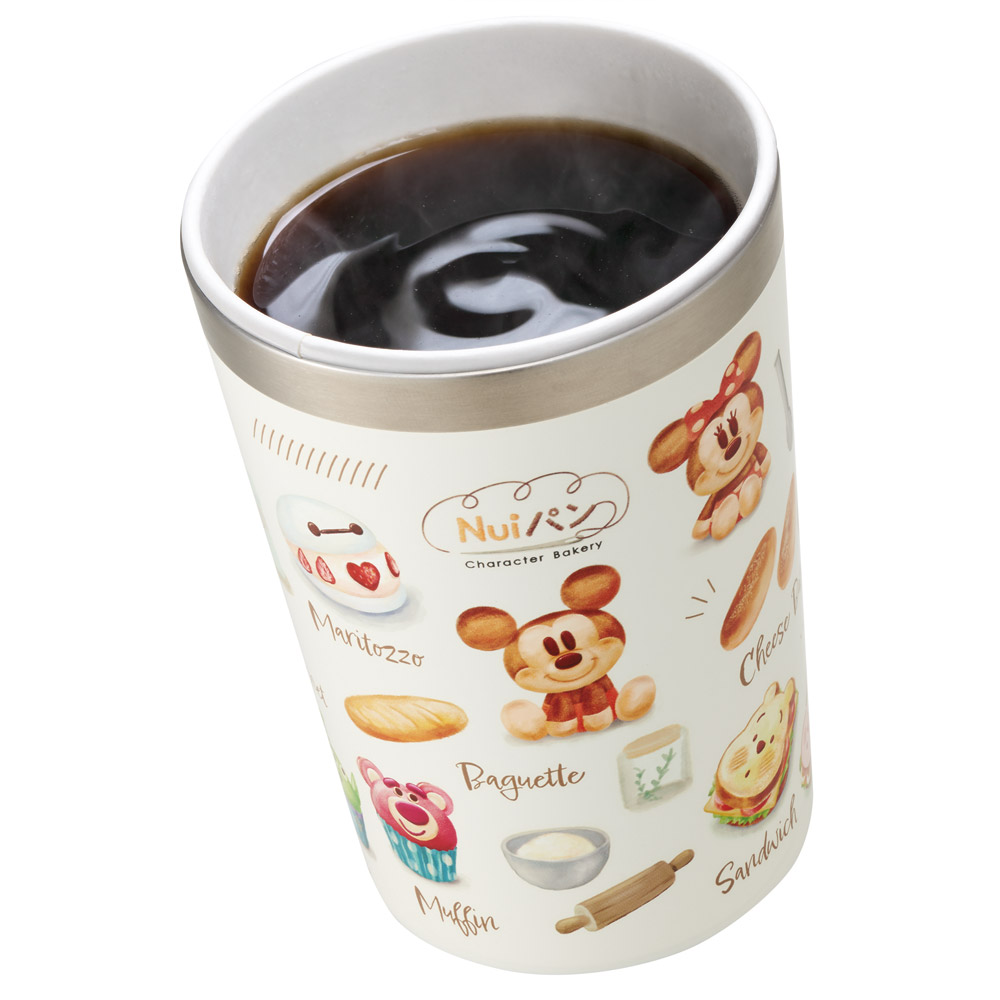スケーター ステンレスタンブラー キャラクター コンビニ タンブラー ステンレス 400ml 保温 skater STCV2 Nuiパン ぬいパン ぬいぱん ヌイパン ディズニー【おしゃれ かわいい マグカップ コーヒーマグ コップ】