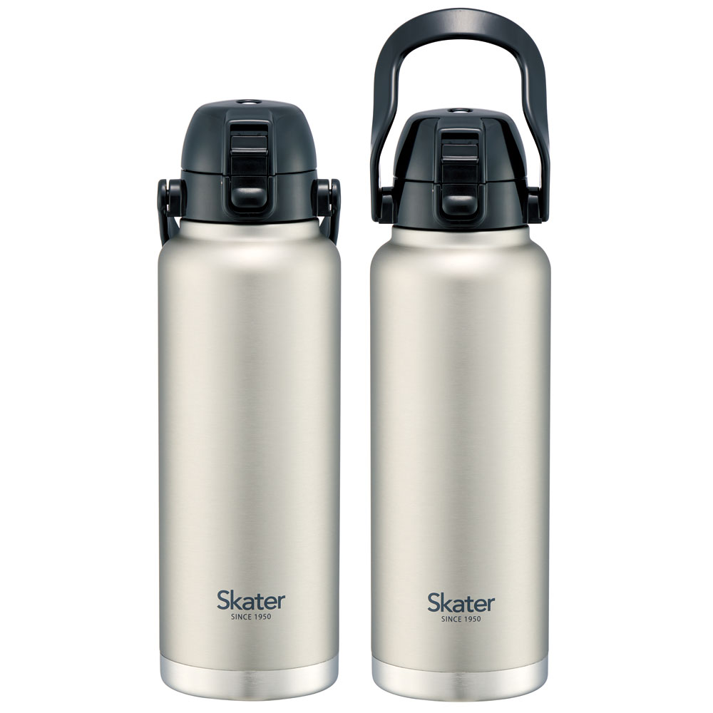 ハンドル付ワンプッシュダイレクトボトル 1200ml シルバー/STD12H_4973307596797