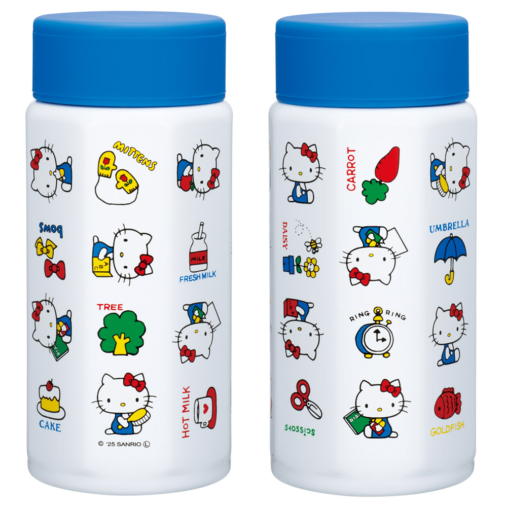 スケーター 八角形 ステンレス マグボトル 水筒 350ml 保冷 保温 直飲み 大人 キャラクター skater STO4 キティ ハローキティ キティちゃん サンリオ 女の子【ステンレスボトル マグ ボトル 350 ミニ かわいい】