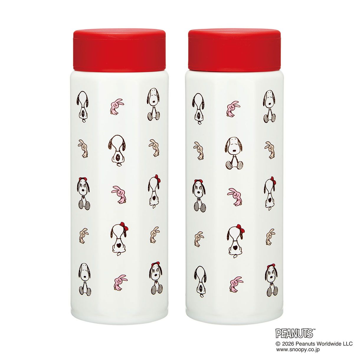 スケーター 水筒 500ml ステンレス 保冷 保温 直飲み 八角形 マグボトル 大人 キャラクター skater STO5 スヌーピー ベル SNOOPY ピーナッツ 女性【ステンレスボトル マグ ボトル 500 子供 かわいい】