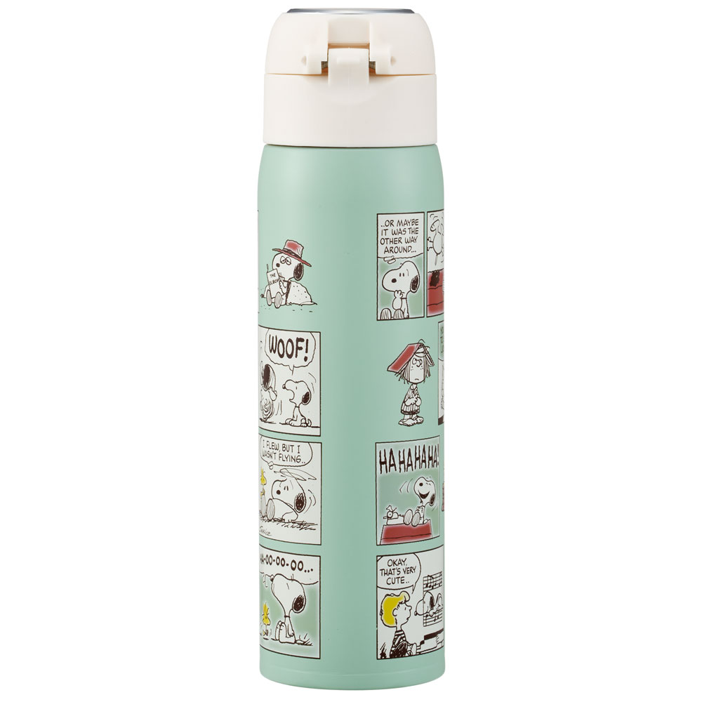 【送料無料】ワンタッチストローボトル 480ml スヌーピー/STOT5ST_4973307609374/スケーター