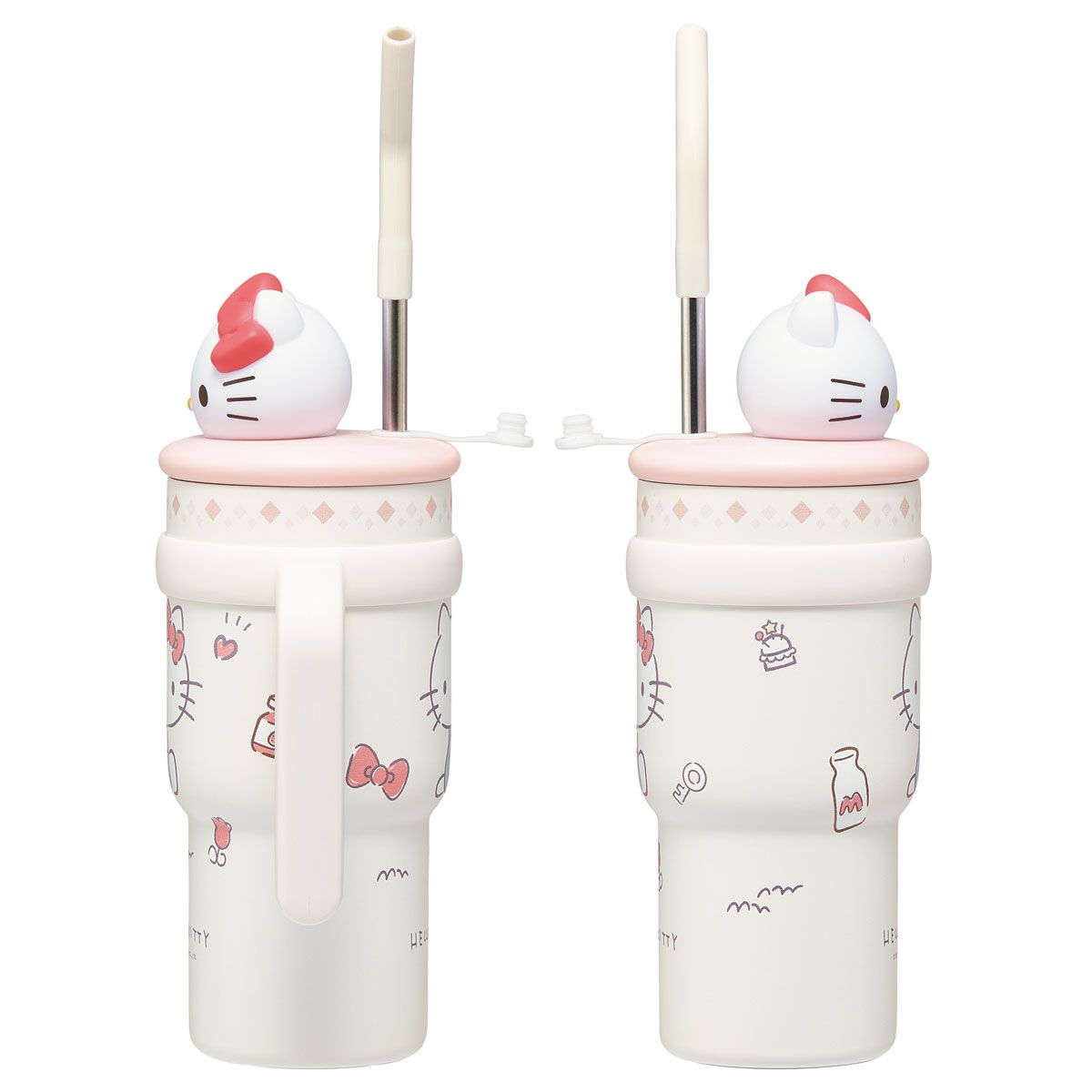 スケーター ハンドル付き ストロー タンブラー 700ml 保冷 専用
