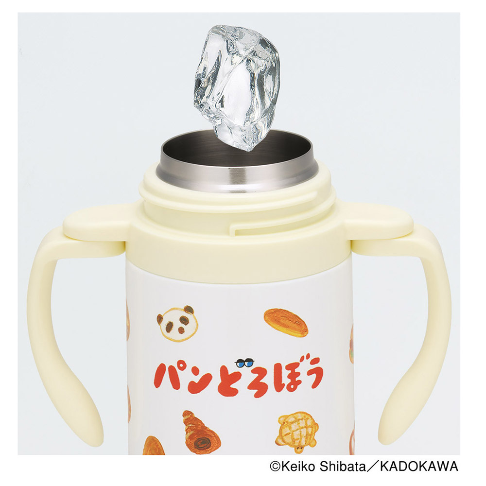 【送料無料】保冷 ステンレス ストローマグ 350ml ベビーマグ ベビー 水筒 赤ちゃん マグ skater スケーター STWM3N パンどろぼう 食ぱん 絵本キャラ 男の子 女の子【トレーニングマグ 子供 ワンプッシュ かわいい ギフト】