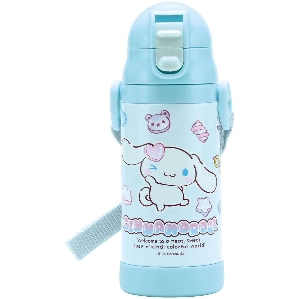 スケーター 保冷 ステンレス ストローマグ 350ml ベビーマグ ベビー 水筒 赤ちゃん マグ skater STWM3N シナモロール シナモン サンリオ 女の子 女子【トレーニングマグ 子供 ワンプッシュ かわいい ギフト】